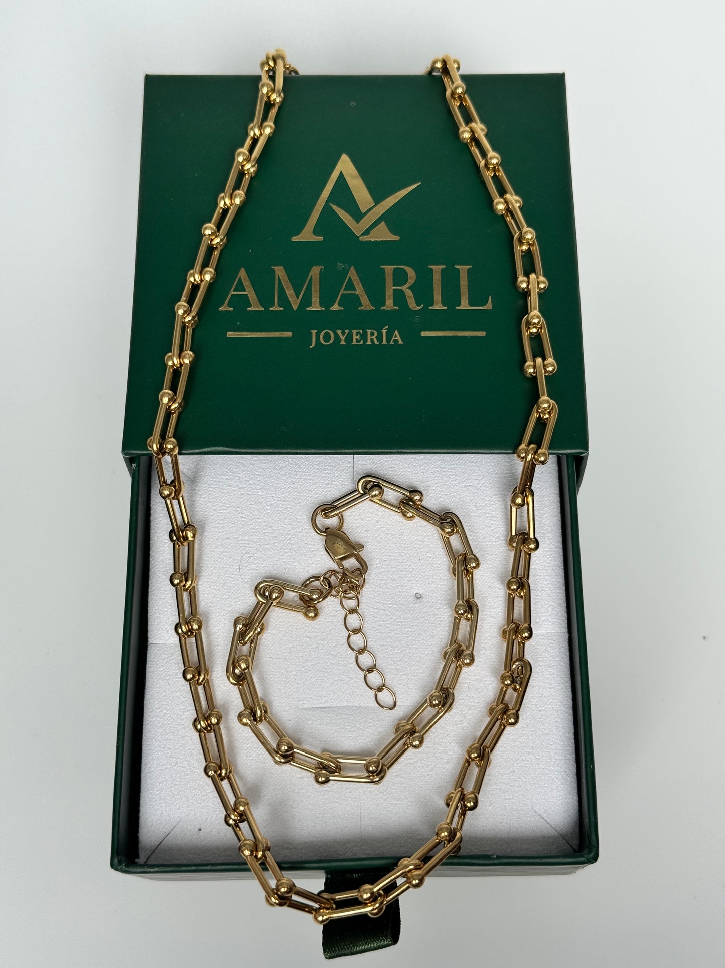Combo Cadena y Pulsera Ancla